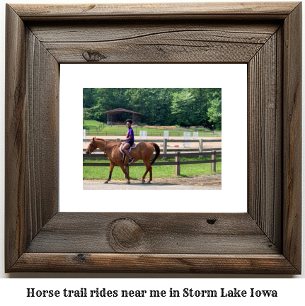 horse trail rides near me in Storm Lake, Iowa